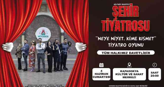 Şehir Tiyatrosu cumartesi günü sahnelenecek