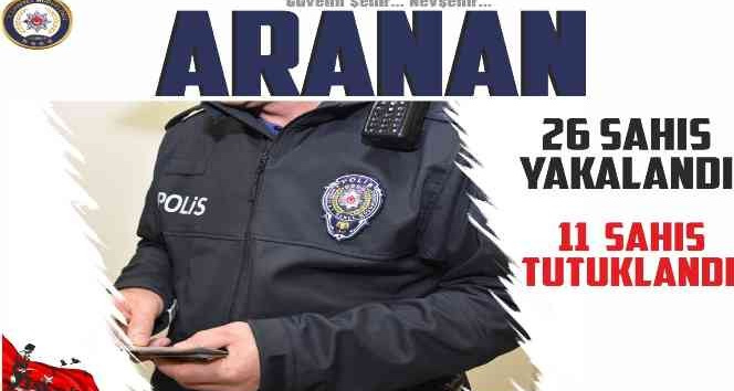 Nevşehir’de 18 kişi tutuklandı