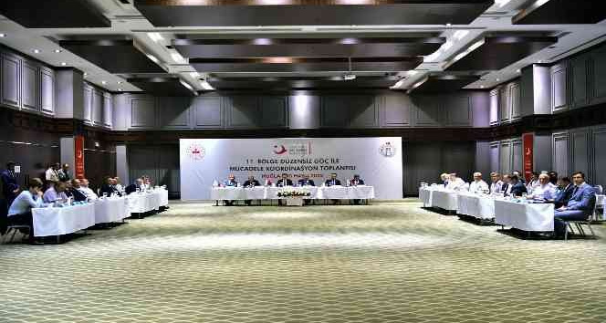 Düzensiz göçle mücadele koordinasyon toplantısı Bodrum’da yapıldı