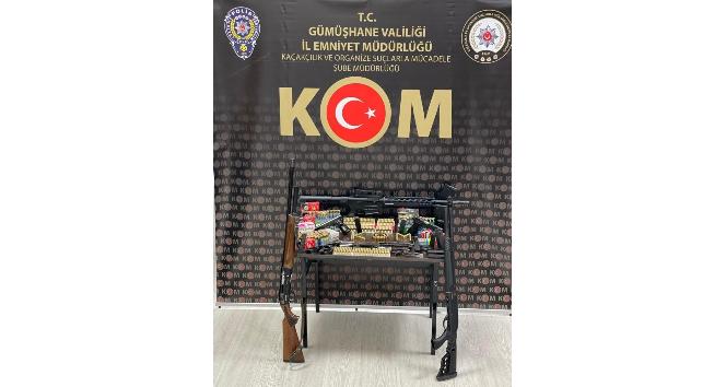 Gümüşhane ve Giresun’da silah kaçakçılarına ağır darbe