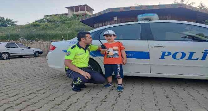 Minik Serdar Utku’nun polislik hayali gerçek oldu