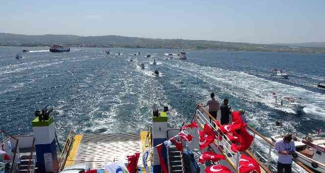 Türklerin Anadolu’dan Rumeli’ye geçişi 668 yıl sonra yeniden canlandırıldı