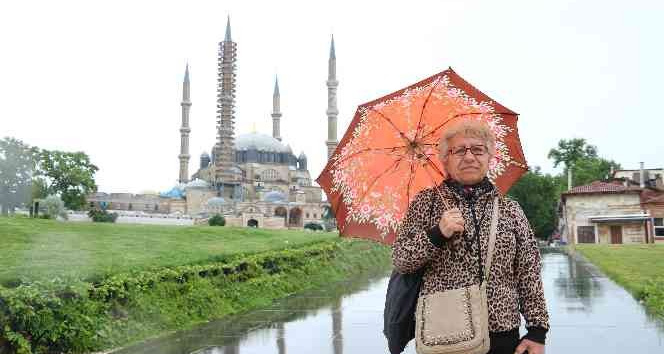 Edirne’de sağanak yağış