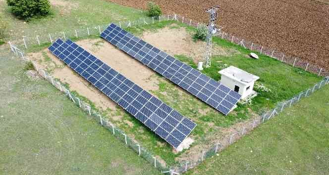Beldenin su ihtiyacı güneş enerjisi sistemi ile karşılanıyor