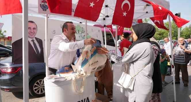 Yalova Belediyesi’nden vatandaşlara bez çanta