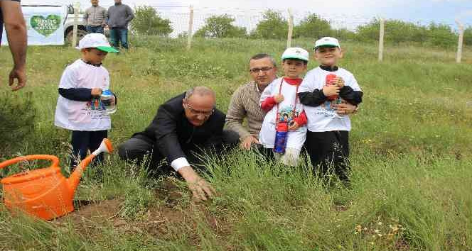 Yozgat’ta fidanlar toprakla buluştu