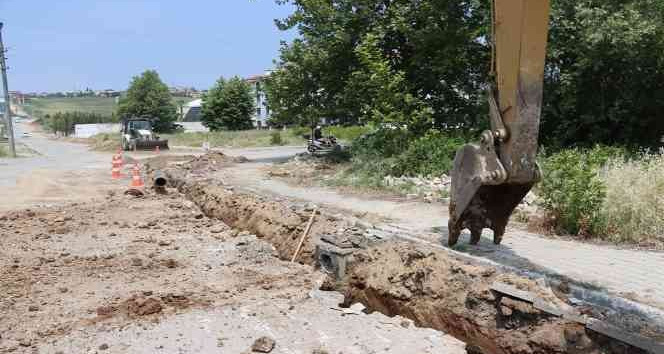 Yalova Belediyesi’nden içme suyu hattı çalışması