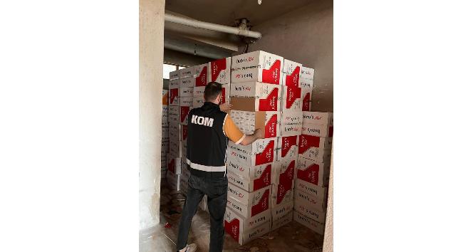 Ordu’da kaçak tütün deposuna baskın