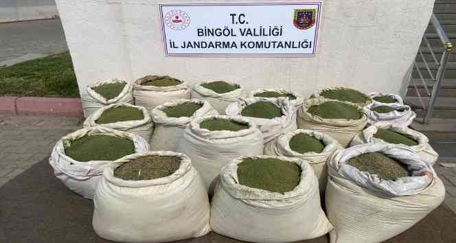 Bingöl’de 407 kilo esrar ele geçirildi