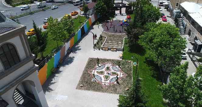 Pursaklar’da Şehit Salim Akgül Parkı yenilenen yüzü ile yaza hazır