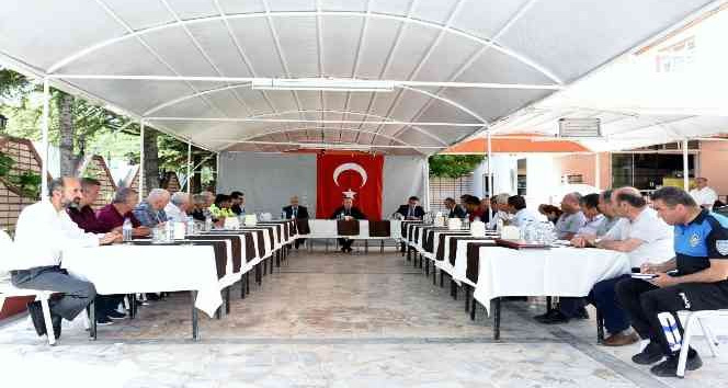 Emniyet Müdürlüğü, muhtarlarla huzur toplantısı düzenledi