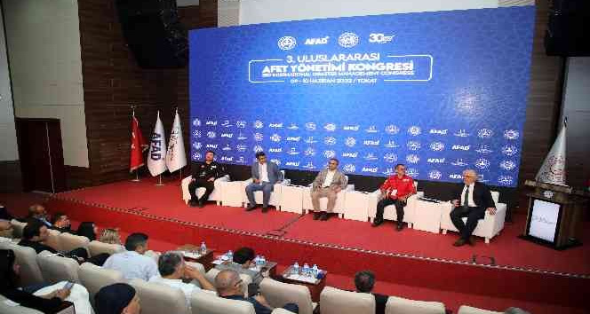 Tokat’ta, 3. Uluslararası Afet Yönetimi Kongresi