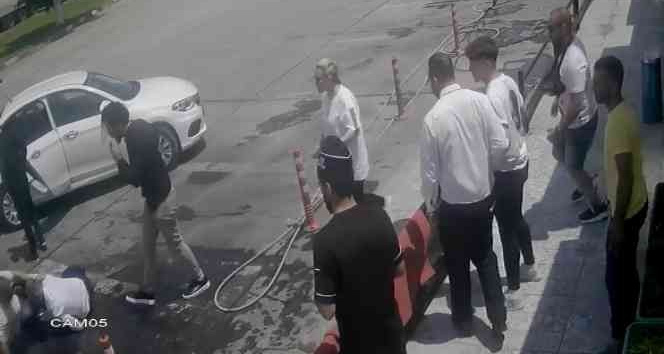 Edirne’de 2 Bulgar iş insanını kaçırma girişimi güvenlik kamerasında: Polis olarak tanıtıp kelepçelemeye çalıştılar