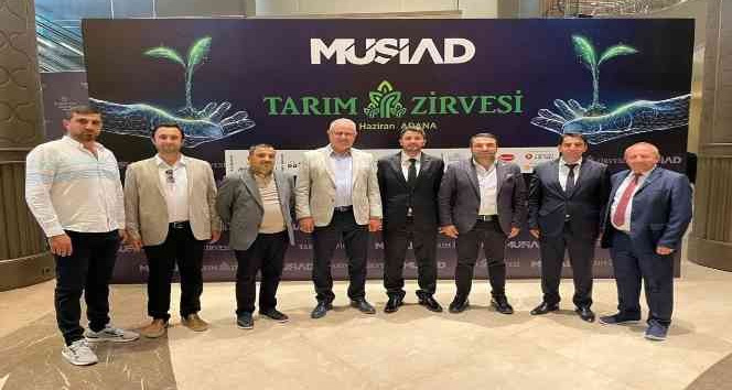 MÜSİAD Kırşehir Şubesi tarım zirvesine katıldı