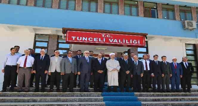 Diyanet İşleri Başkanı Prof. Dr. Ali Erbaş Tunceli’de