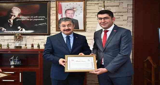 Tarım ve Orman Müdürlüğü personeline başarı belgesi