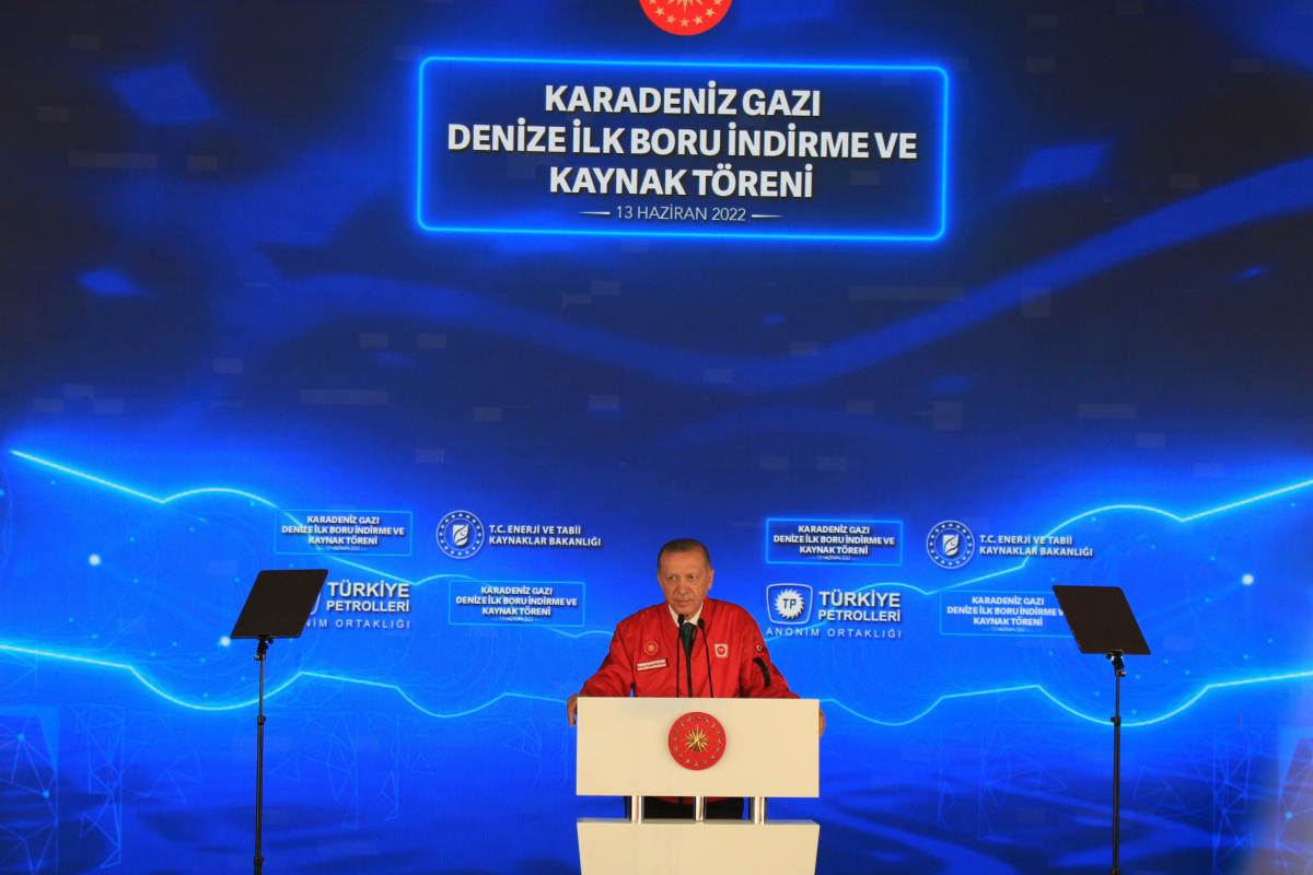 Cumhurbaşkanı Erdoğan: İlk gaz 2023te sistemde olacak