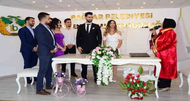 Bağlar Belediyesinde son 5.5 ayda 460 nikah işlemi gerçekleştirildi
