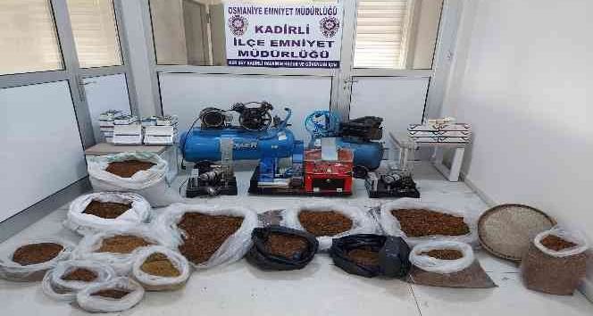 Osmaniye’de kaçak sigara operasyonuna 1 tutuklama