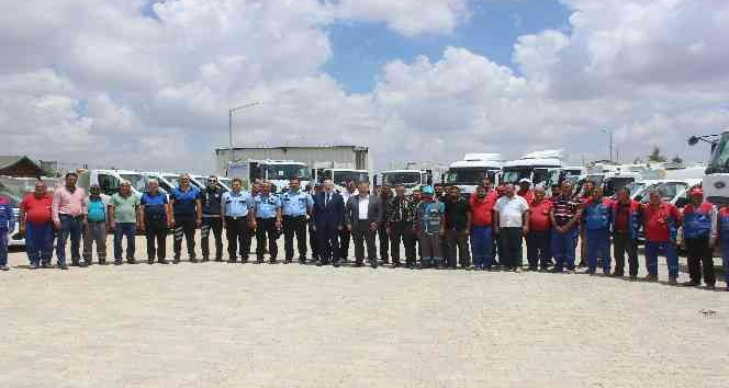 Belediye araç filosuna 25 araç daha katıldı