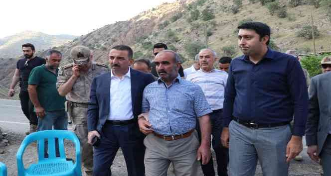 Siirt Valisi Hacıbektaşoğlu, çayda kaybolan Eyüp Güneş’in ailesiyle görüştü