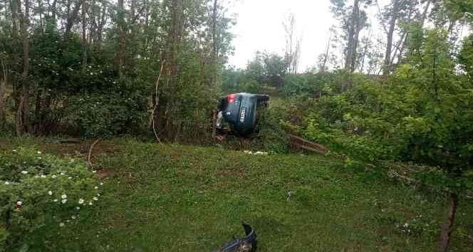 Duruşmadan dönen kadın avukat kaza yaptı