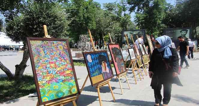 Batman’da öğretmenlerden sanat günlüğü etkinliği