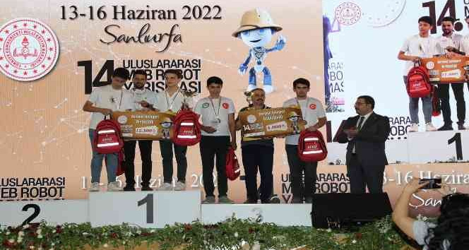 14. Uluslararası MEB Robot Yarışması’nda ödül töreni yapıldı