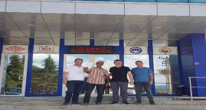 Biga’da yılın ilk arpası satıldı