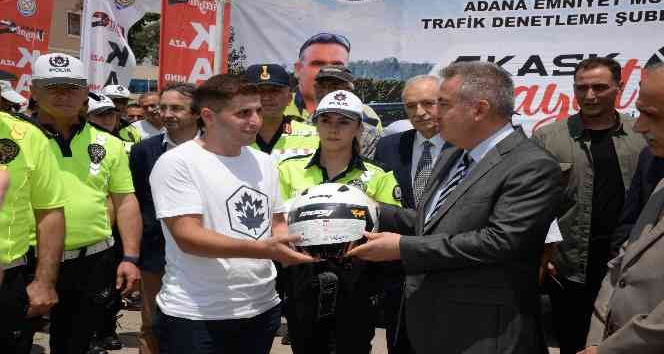 Adana’da 260 kask dağıtıldı