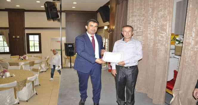 Safranbolu’da TYP görevi bitenlere teşekkür belgesi