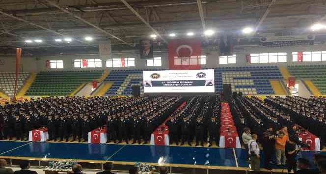 Rize POMEM’de 570 polis adayı mezun oldu