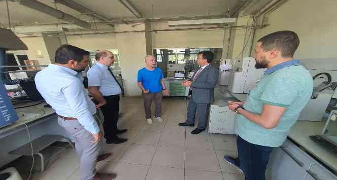Rektör Erkan, MTA Genel Müdürlüğü laboratuvarlarını  inceledi