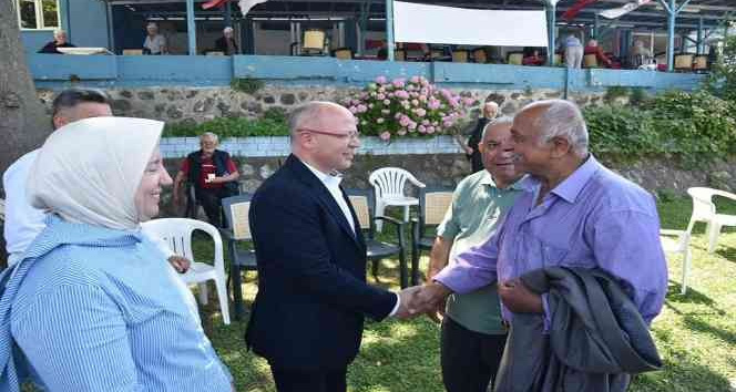 Başkan Gürkan, huzurevi sakinlerinin mutlu gününe ortak oldu