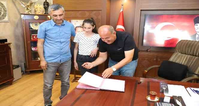 Genç atlet, Yahşihan Belediyesi adına yarışacak