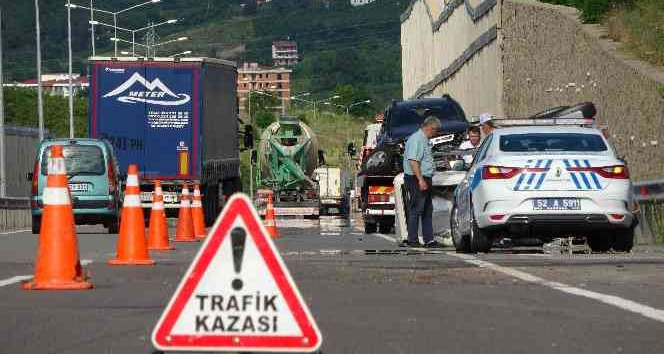Ordu’da trafik kazası: 2 yaralı