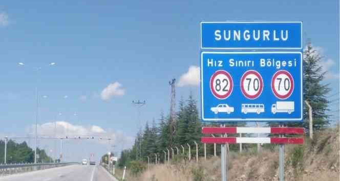 Sungurlu’da ortalama hız ihlal tespit sistemi devreye girdi