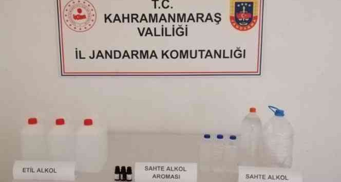 Elbistan’da sahte alkol operasyonu