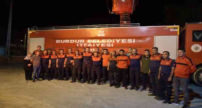 Marmaris yangın ekipleri sevinçle karşılandı