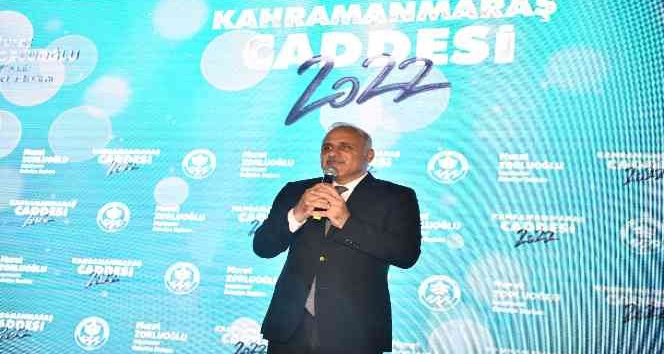 Trafiğe kapatılarak yayalaştırılan Kahramanmaraş caddesi için tören düzenlendi