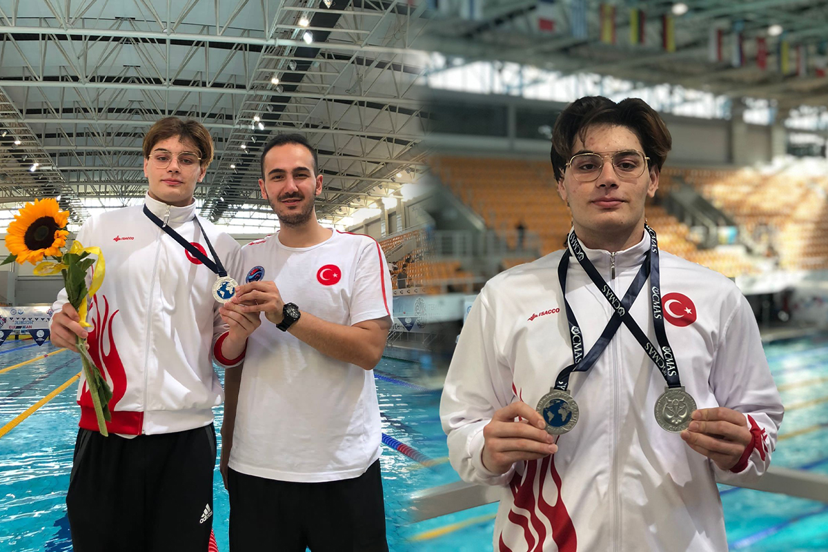 Paletli Yüzme Avrupa Şampiyonası'nda 2 gümüş madalya