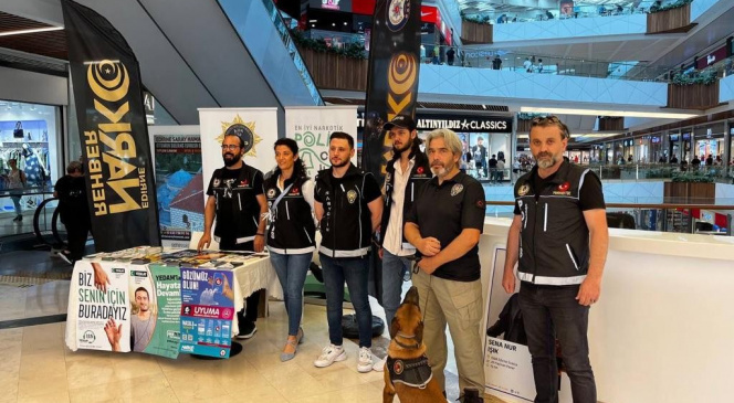 Polis ekipleri, bağımlılıklarla mücadele konusuna dikkat çekti