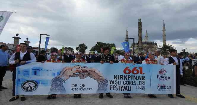 661. Tarihi Kırkpınar Yağlı Güreşleri Festivali başladı