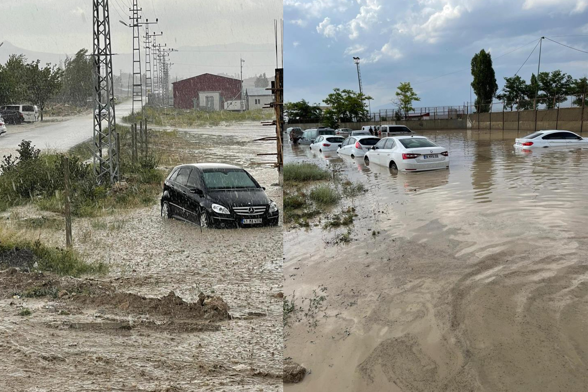 Iğdır ve Ağrı’da sel baskını