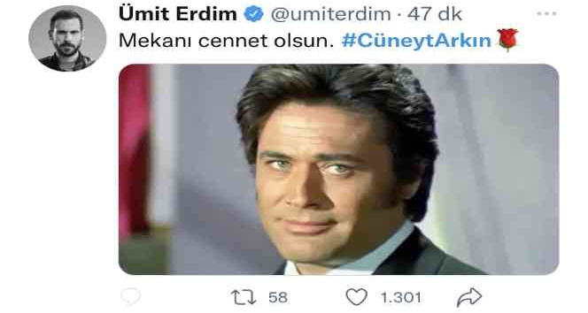 Ünlü isimlerden Cüneyt Arkın’a veda mesajları