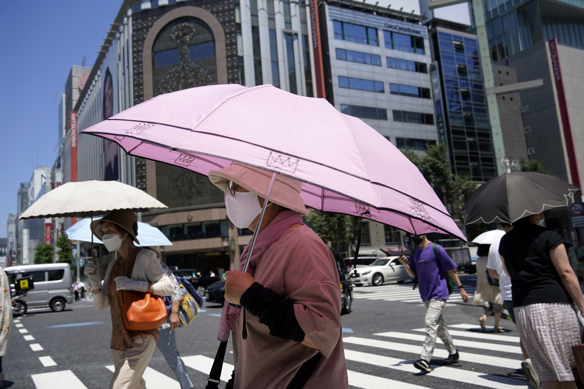Tokyo'da 1875'ten bu yana en sıcak Haziran