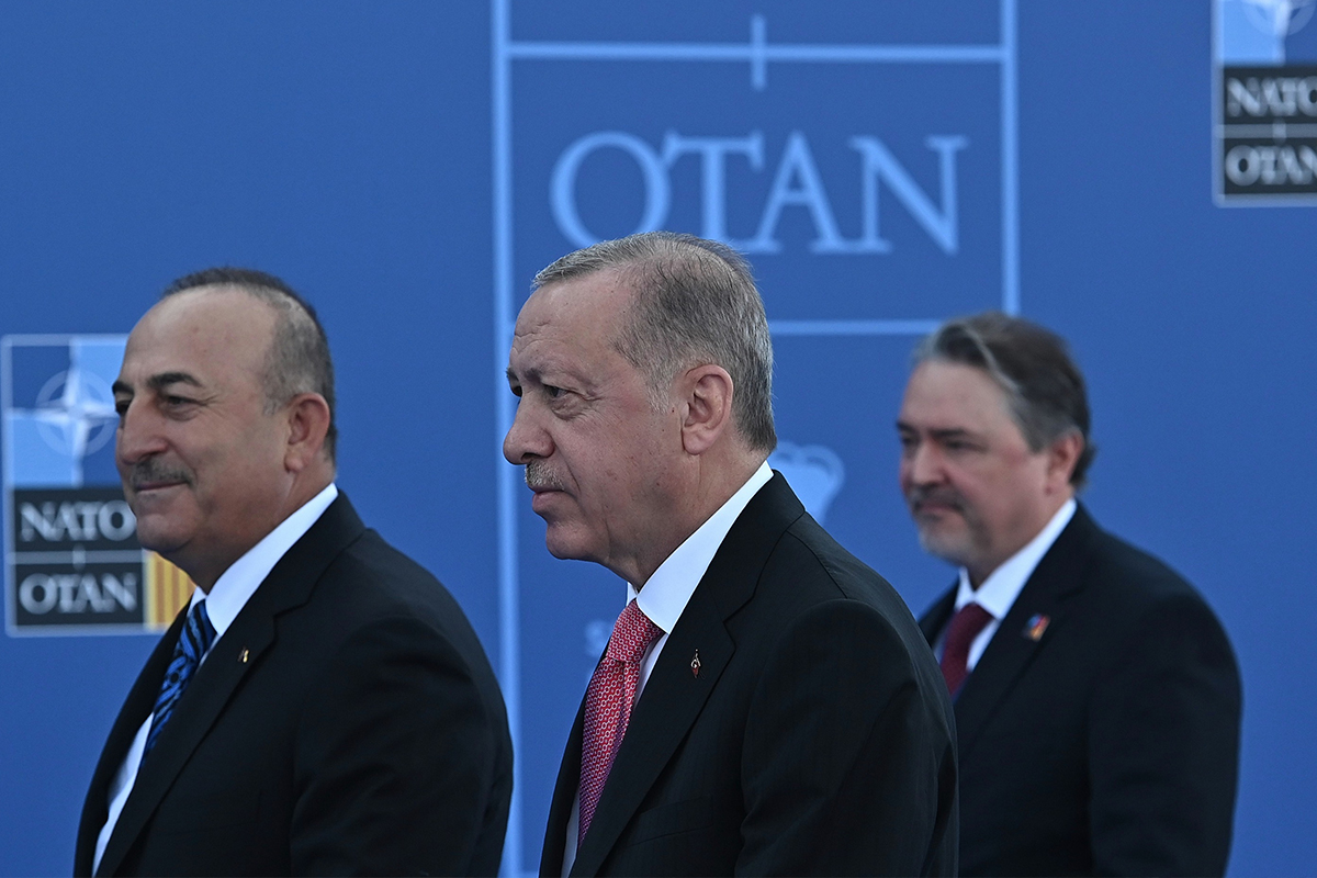 Cumhurbaşkanı Erdoğan, NATO Zirvesi için fuar alanında