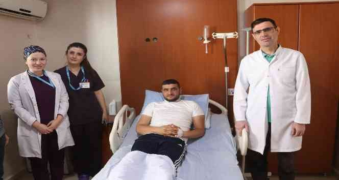 Siirt’te boynunda tümör olan hasta, kentte ilk kez yapılan ameliyat ile sağlığına kavuştu