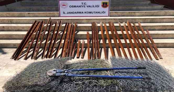 Osmaniye’de bağ, bahçe ve tarladan hırsızlık yapan zanlı yakalandı