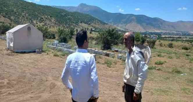 Arıcılara ekipman desteği